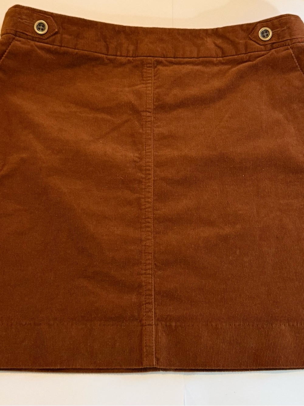 Banana Republic Rust Corduroy Mini Skirt